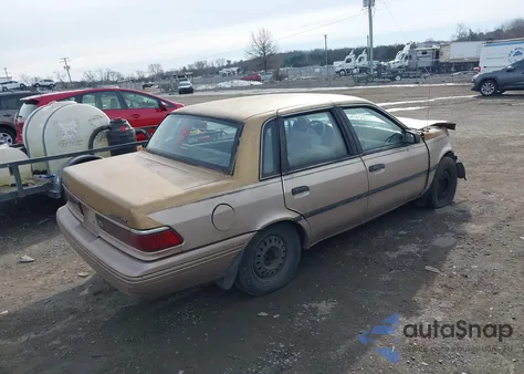 1993 Mercury Topaz Gs z USA, uszkodzony, nr VIN 1MEPM36XXPK632946